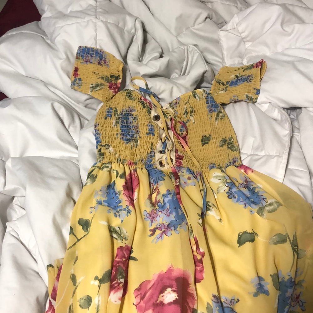Long flowery dress